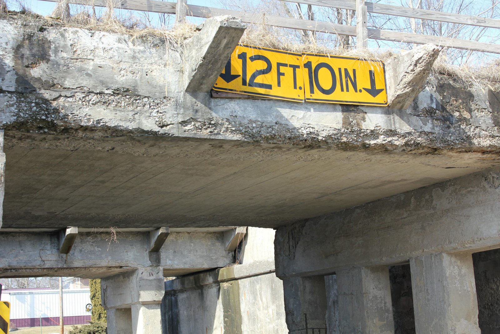 Under bridge